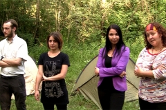 Movie Still, Valerian Hellenpart, Adrienn Petrovics, Yasmine Chetouani, Alexandra Ganhör.